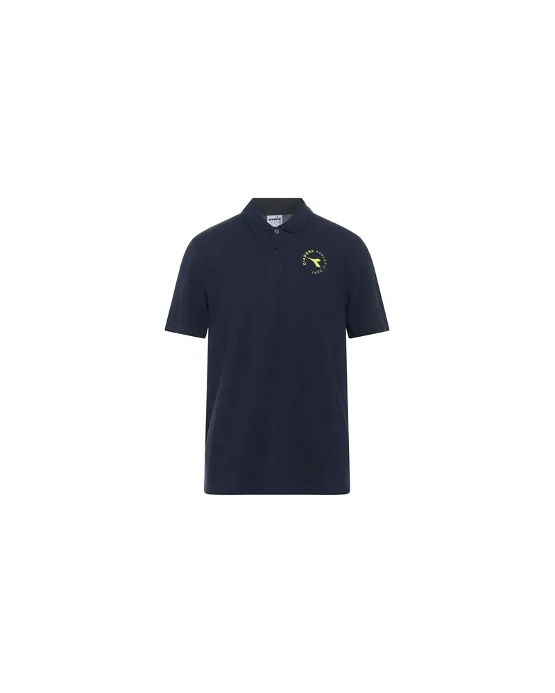 Diadora TOPS - Poloshirtsauf YOOX.COM Blau