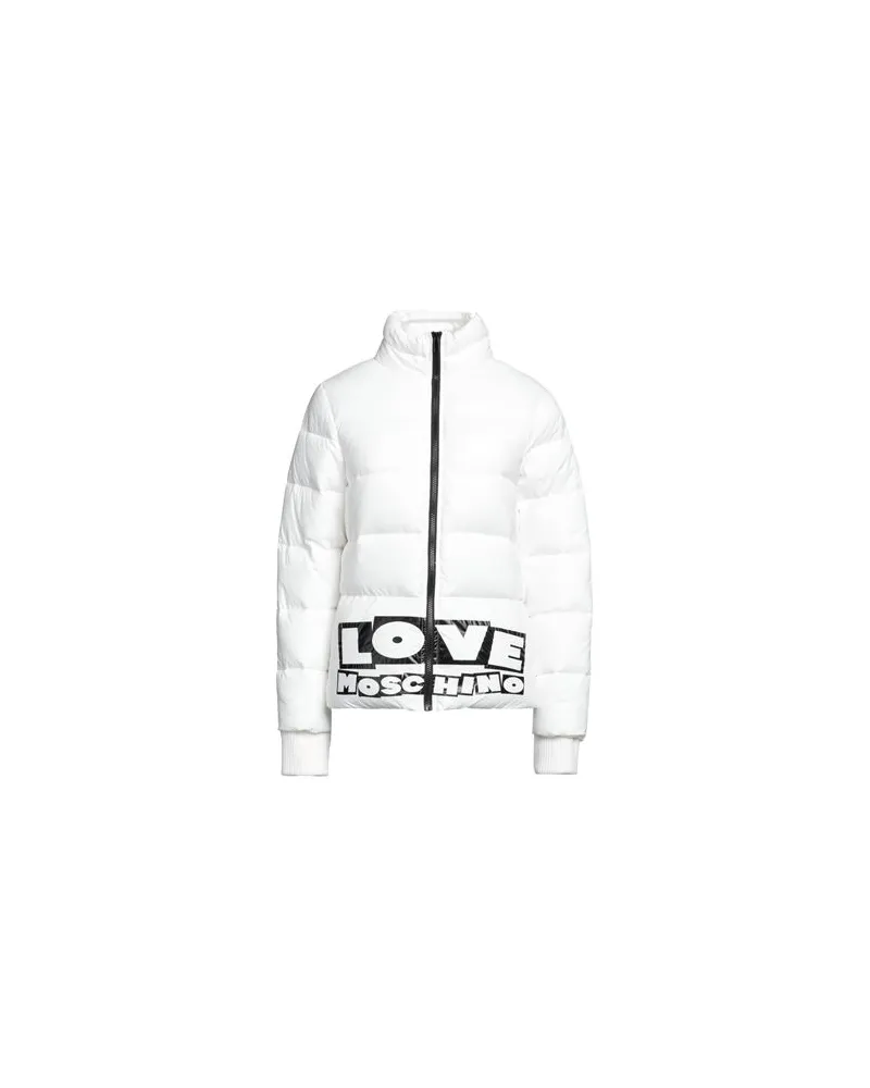 Moschino JACKEN & MÄNTEL - Pufferjacken & Daunenjackenauf YOOX.COM Weiß