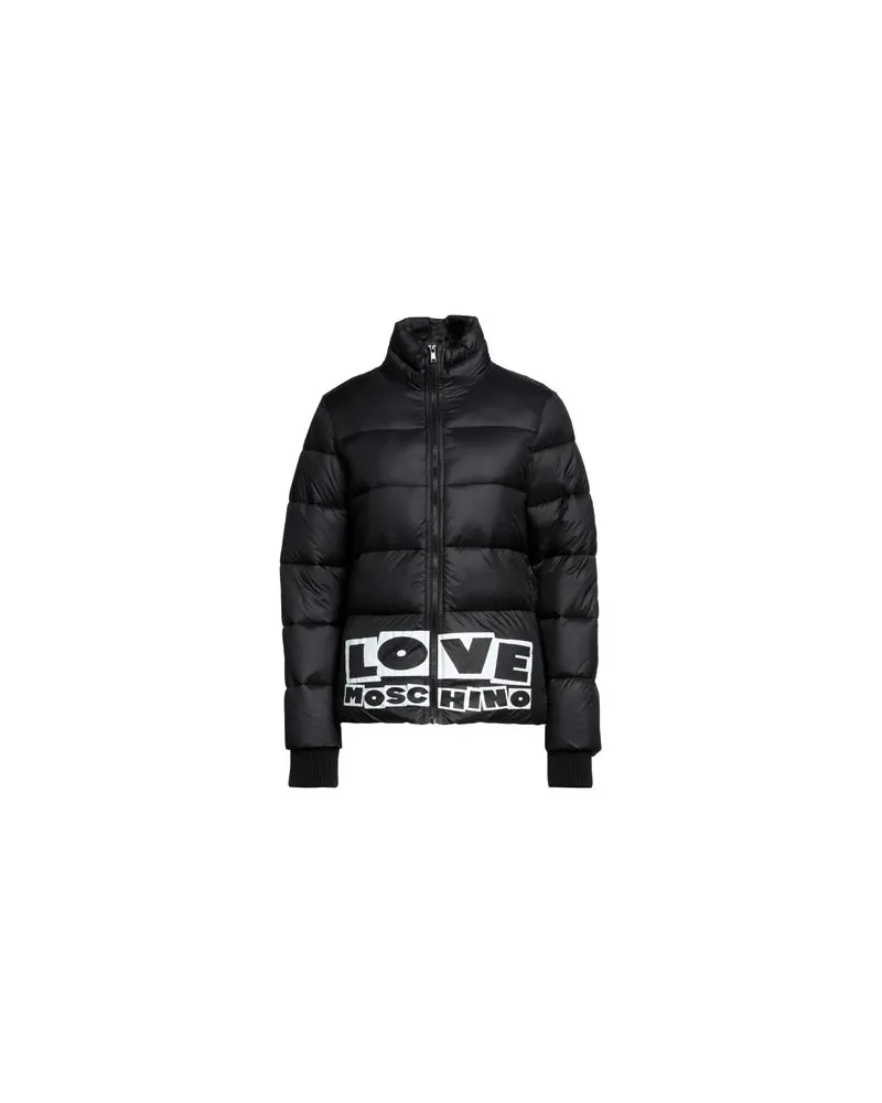 Moschino JACKEN & MÄNTEL - Pufferjacken & Daunenjackenauf YOOX.COM Schwarz