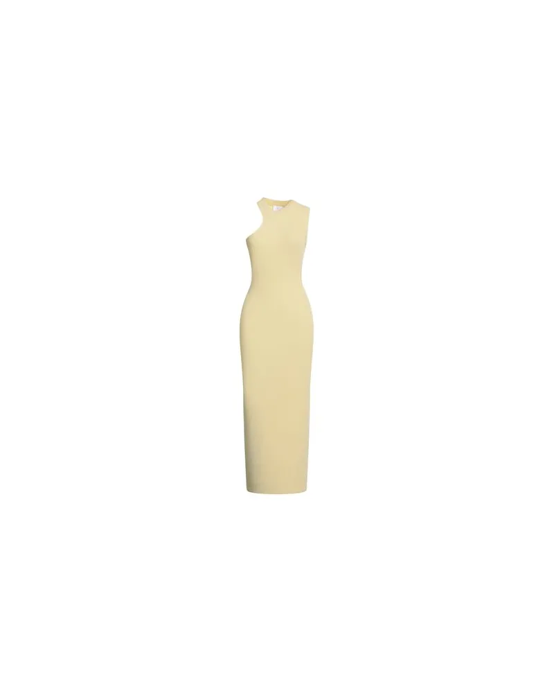 NENETTE KLEIDER - Midi-Kleiderauf YOOX.COM Pastellgelb
