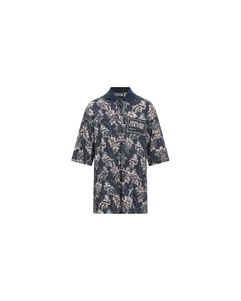 Versace Jeans TOPS - Poloshirtsauf YOOX.COM Marineblau