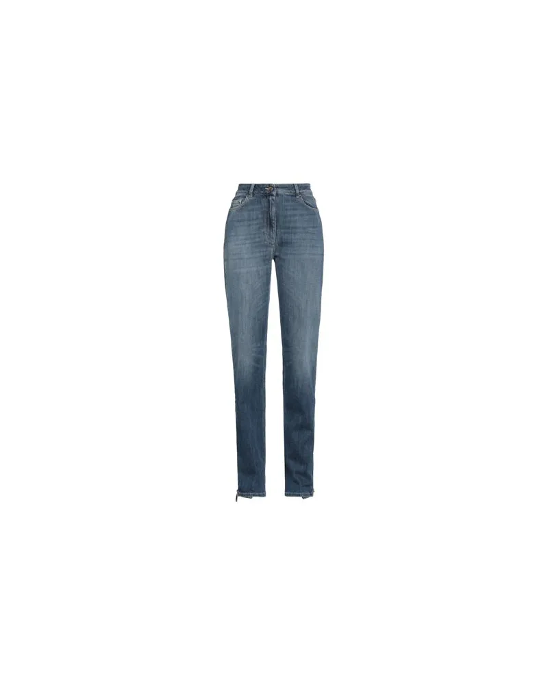 Elisabetta Franchi HOSEN & RÖCKE - Jeanshosenauf YOOX.COM Blau