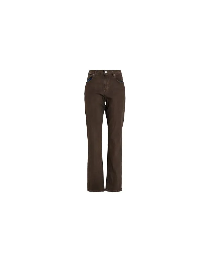 Pinko DENIM - HOSEN & RÖCKE - Jeanshosenauf YOOX.COM Schokobraun