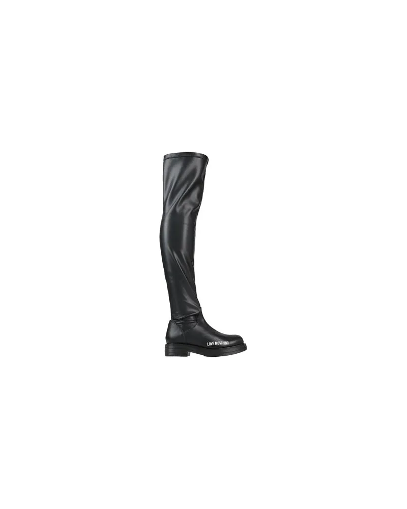 Moschino SCHUHE - Stiefelauf YOOX.COM Schwarz
