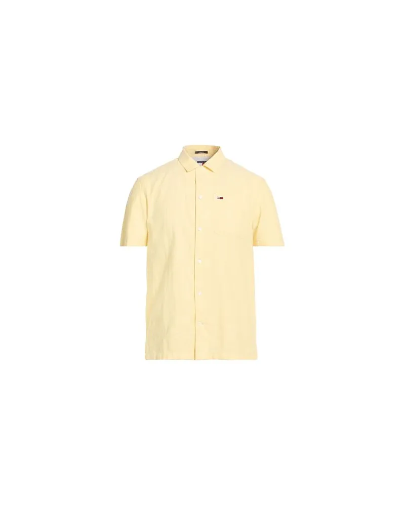 Tommy Hilfiger TOPS - Hemdenauf YOOX.COM Pastellgelb