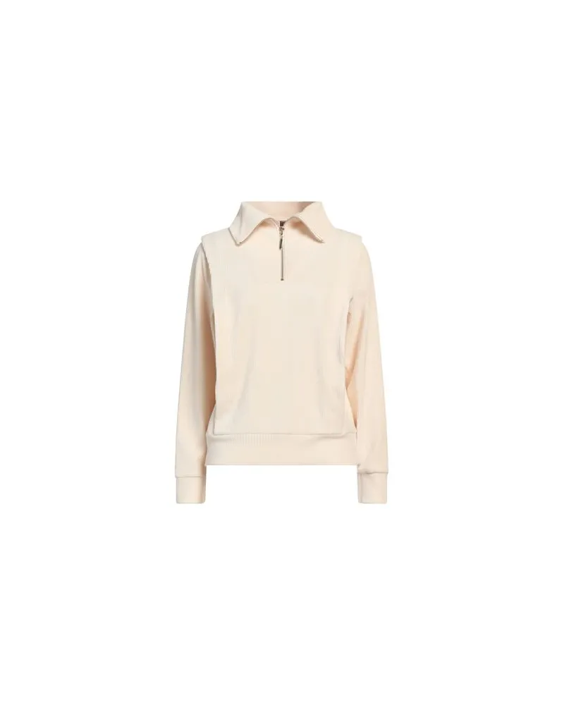 Stefanel TOPS - Sweatshirtsauf YOOX.COM Cremeweiß