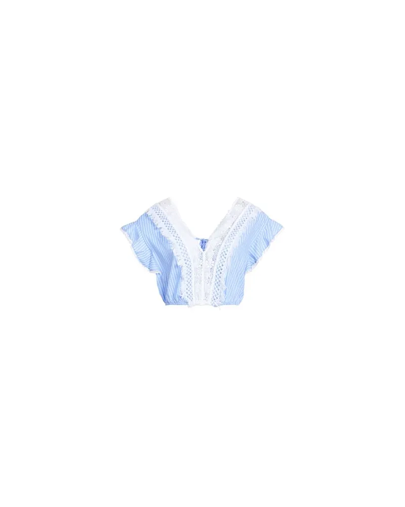 Ermanno Scervino TOPS - Topsauf YOOX.COM Azurblau