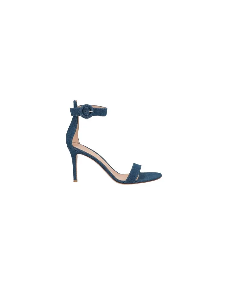 Gianvito Rossi SCHUHE - Sandalenauf YOOX.COM Blau