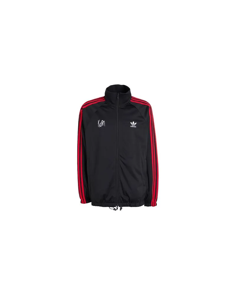 adidas KORN TRACK TOP  - TOPS - Sweatshirtsauf YOOX.COM Schwarz