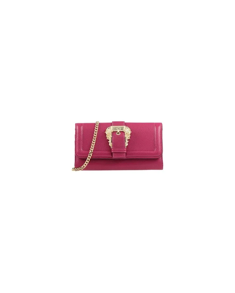 Versace Jeans Kleinlederwaren - Portemonnaies mit Tragriemenauf YOOX.COM Purpur