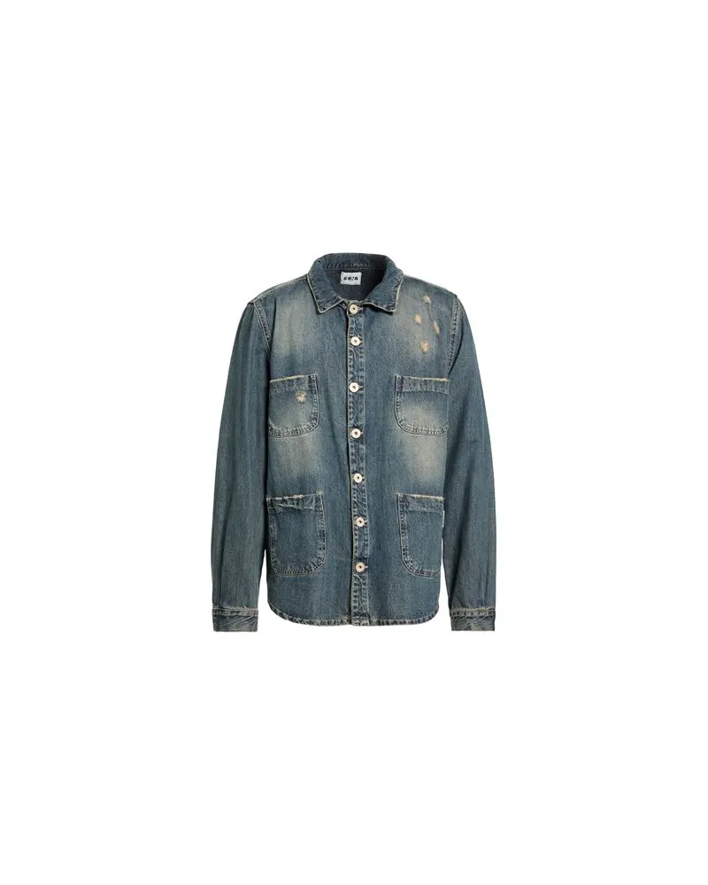 BERNA JACKEN & MÄNTEL - Jeansjacken/Mäntelauf YOOX.COM Blau
