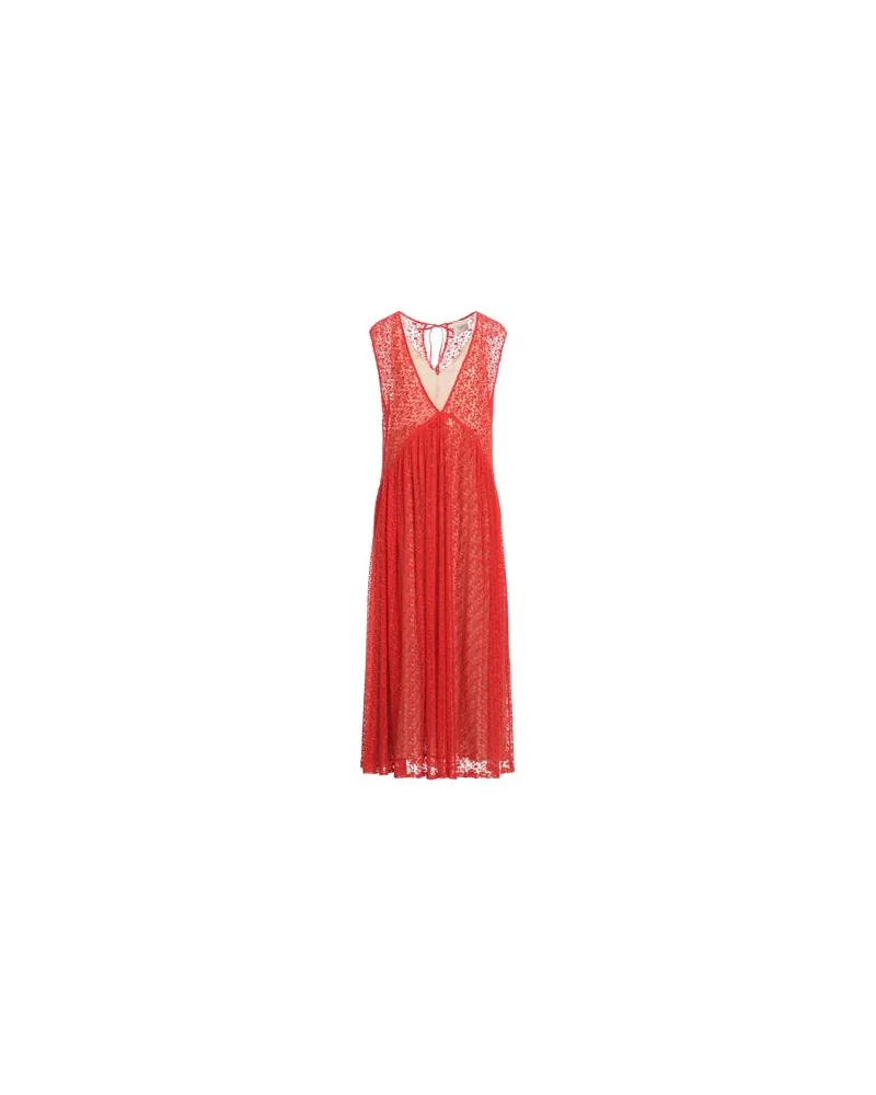 ALYSI KLEIDER - Maxi-Kleiderauf YOOX.COM Rot