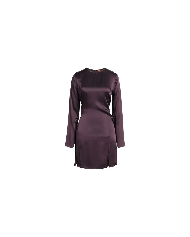 ANDAMANE KLEIDER - Mini-Kleiderauf YOOX.COM Pflaume