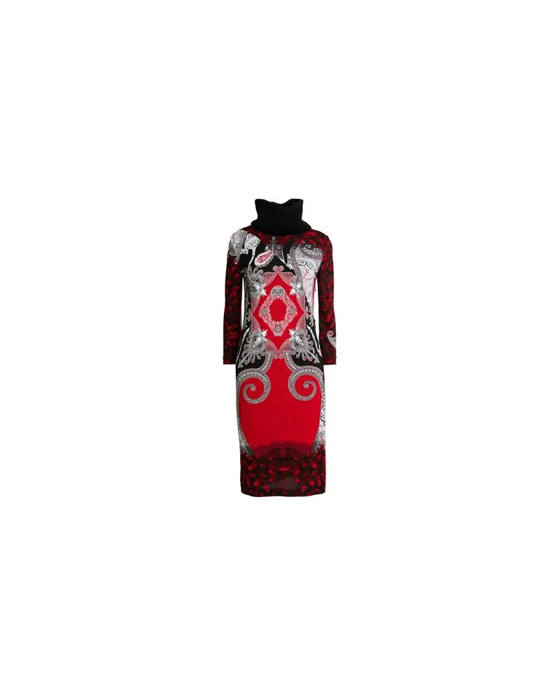Roberto Cavalli KLEIDER - Midi-Kleiderauf YOOX.COM Rot