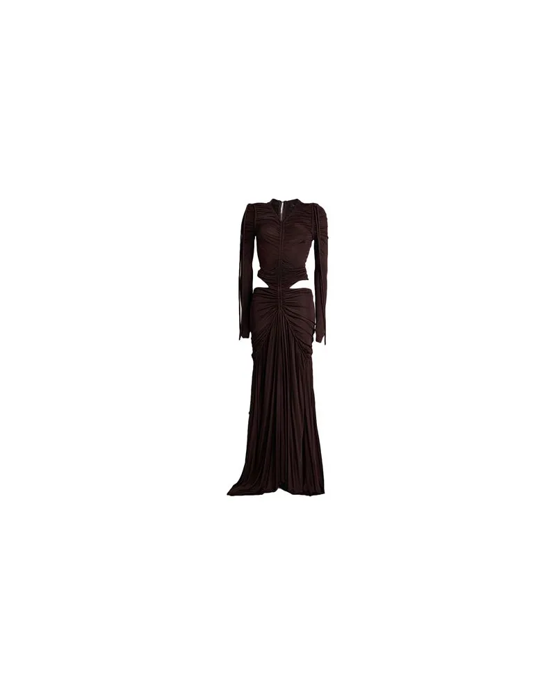 Proenza Schouler KLEIDER - Maxi-Kleiderauf YOOX.COM Dunkelbraun