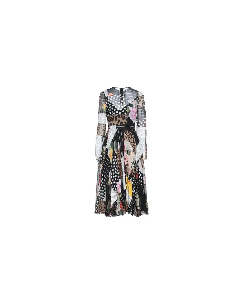 Dolce & Gabbana KLEIDER - Midi-Kleiderauf YOOX.COM Schwarz