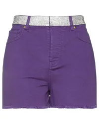 Alexandre Vauthier Jeansshorts Violett