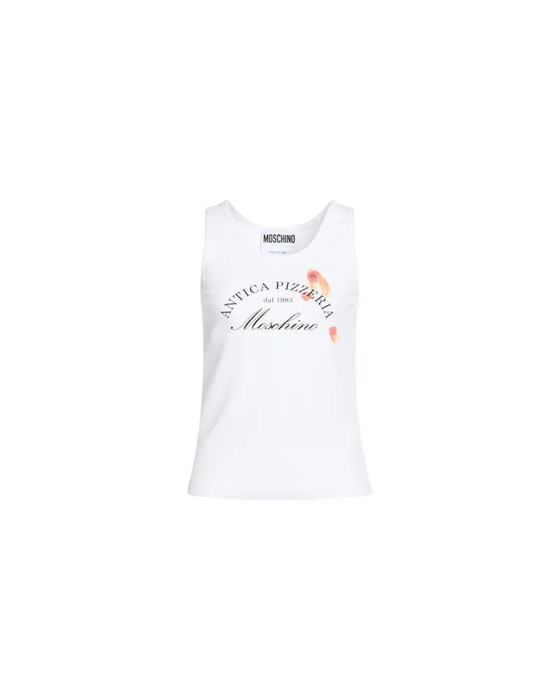 Moschino TOPS - Tank Topsauf YOOX.COM Weiß
