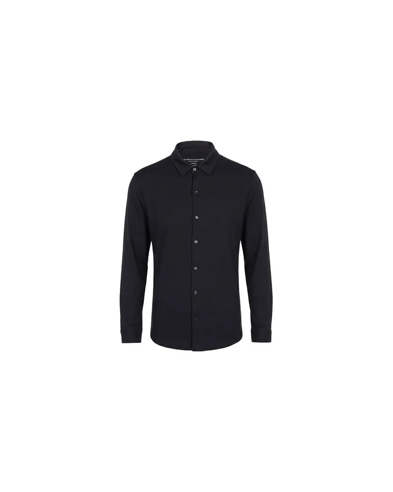 Majestic TOPS - Hemdenauf YOOX.COM Schwarz