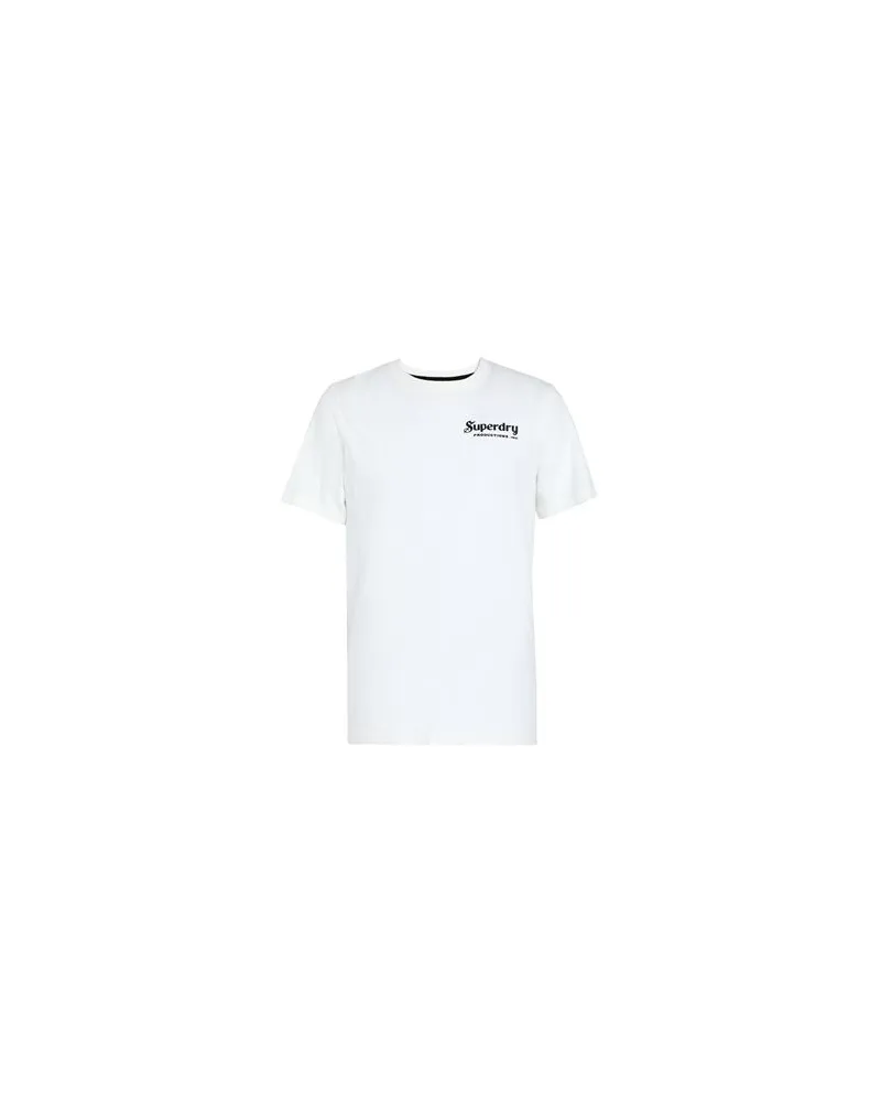 Superdry. TOPS - T-shirtsauf YOOX.COM Weiß
