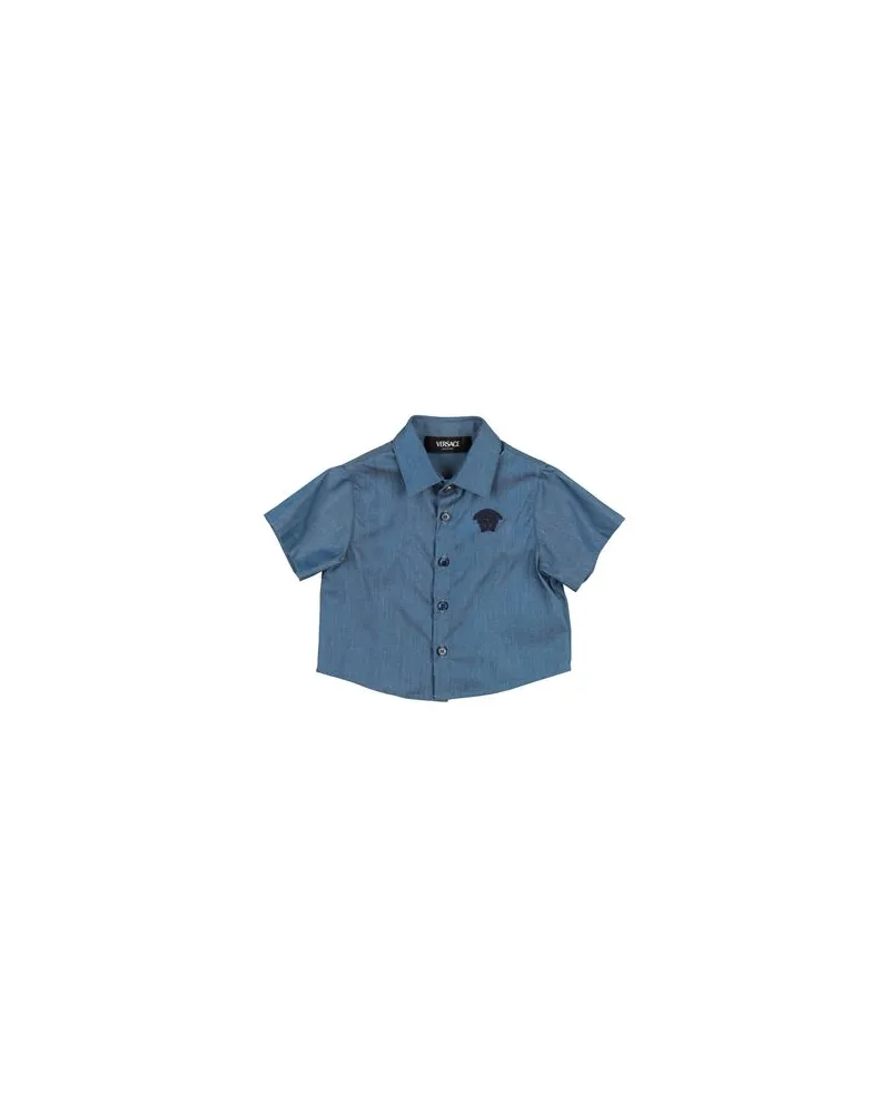 Versace TOPS - Jeanshemdenauf YOOX.COM Blau