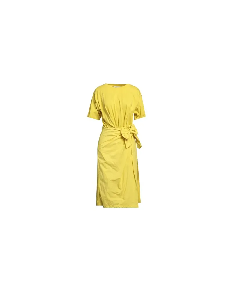 Attic and Barn KLEIDER - Midi-Kleiderauf YOOX.COM Limettengrün