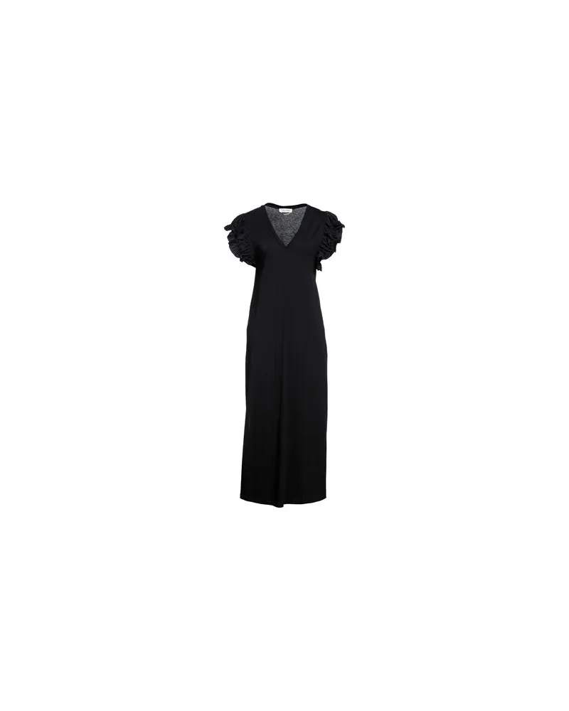 Anna Molinari KLEIDER - Maxi-Kleiderauf YOOX.COM Schwarz