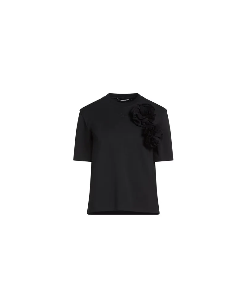Karl Lagerfeld TOPS - T-shirtsauf YOOX.COM Schwarz