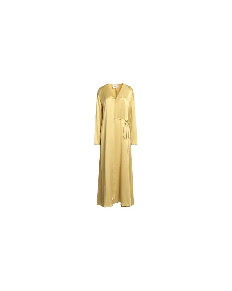 ALYSI KLEIDER - Maxi-Kleiderauf YOOX.COM Senf