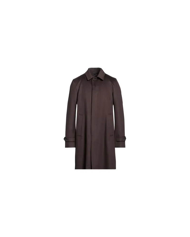 Herno JACKEN & MÄNTEL - Mäntelauf YOOX.COM Schokobraun