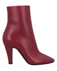 Saint Laurent Stiefelette Rot