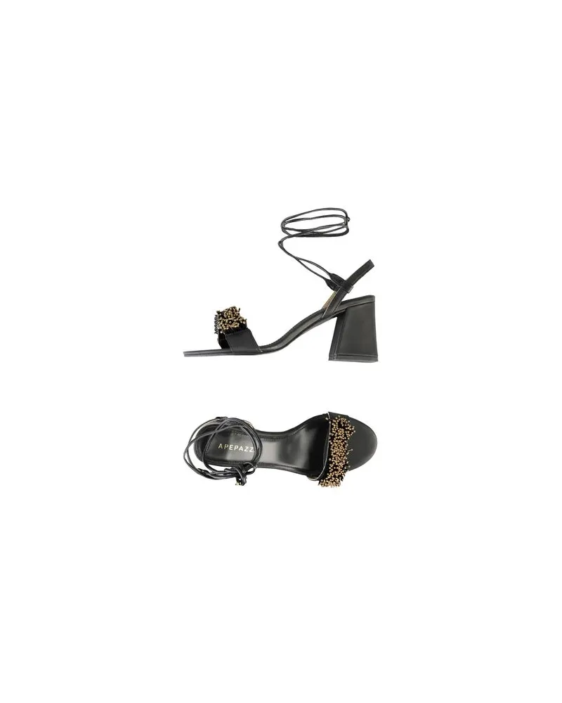 Apepazza SCHUHE - Sandalenauf YOOX.COM Schwarz