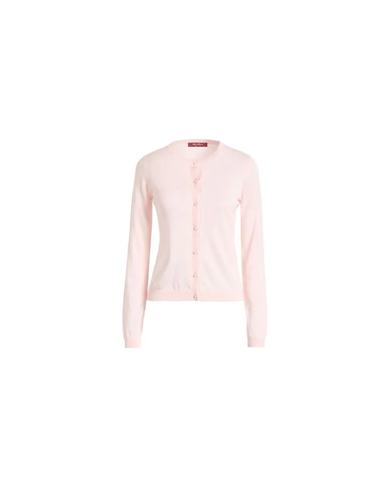 Max Mara STRICKWAREN - Strickjackenauf YOOX.COM Hellrosa