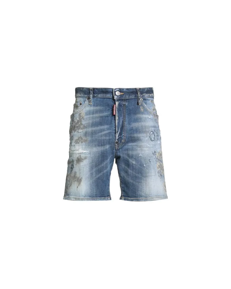 Dsquared2 HOSEN & RÖCKE - Jeansshortsauf YOOX.COM Blau