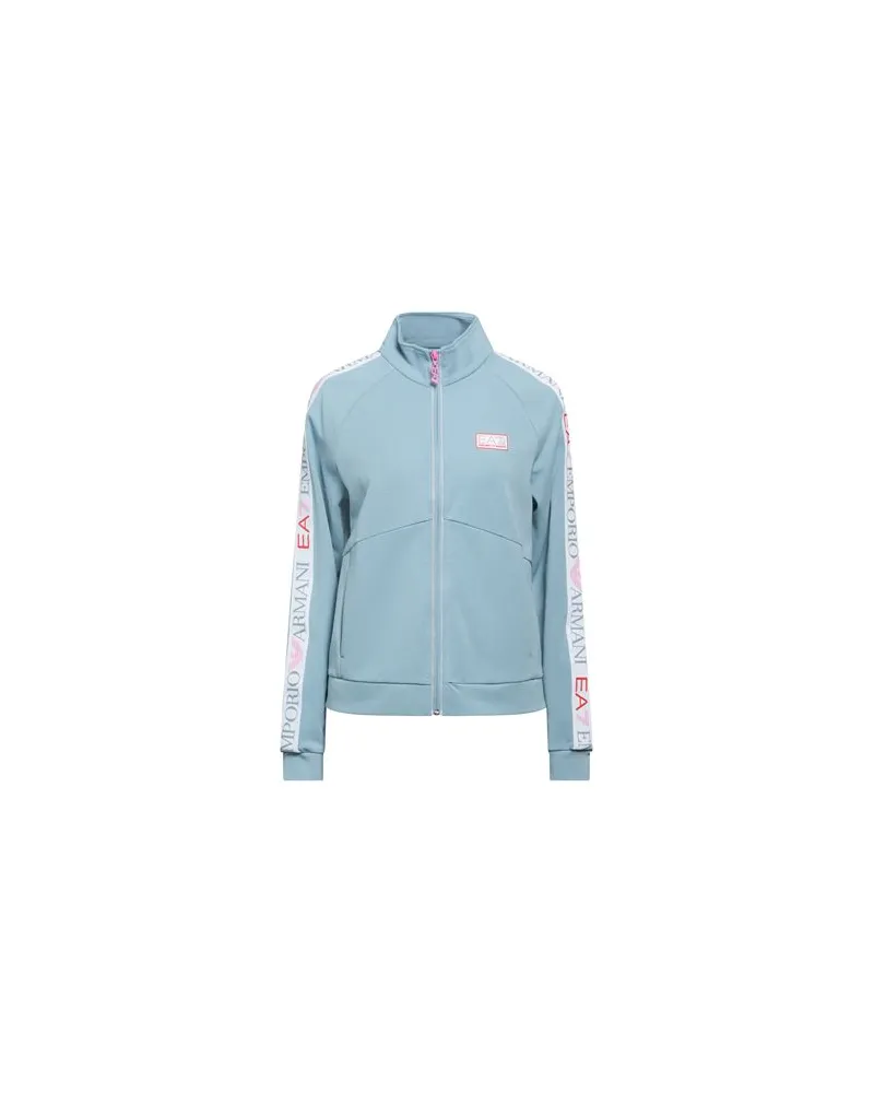 EA7 TOPS - Sweatshirtsauf YOOX.COM Hellblau