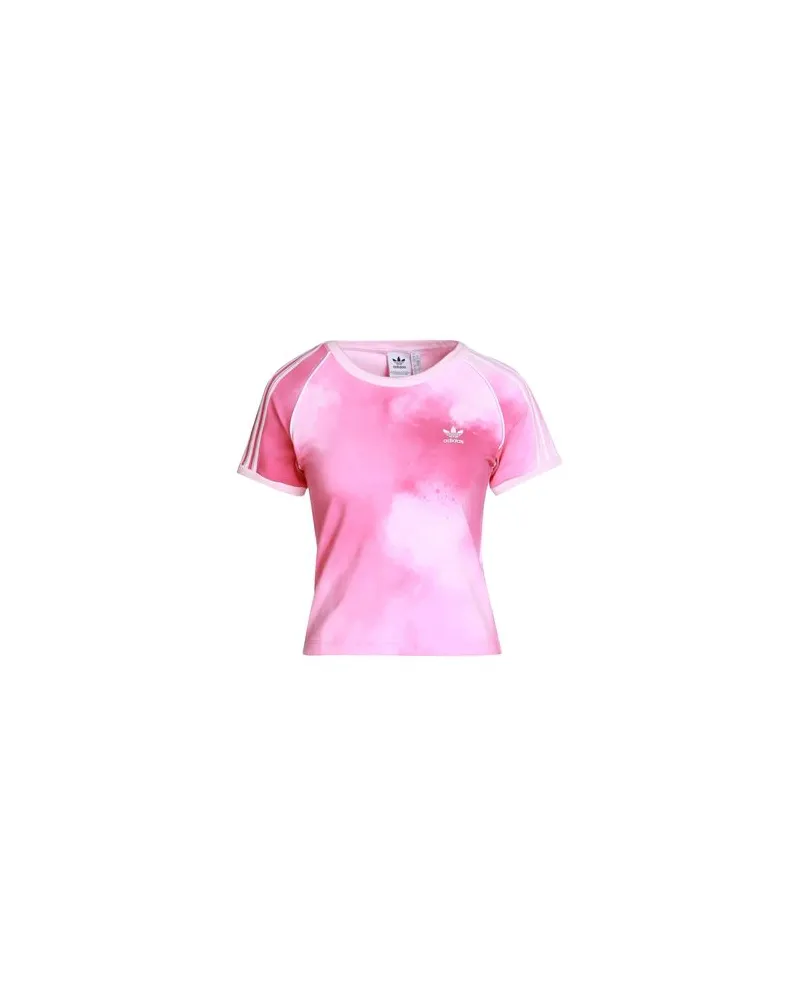 adidas 3 STRP TEE  - TOPS - T-shirtsauf YOOX.COM Rosa