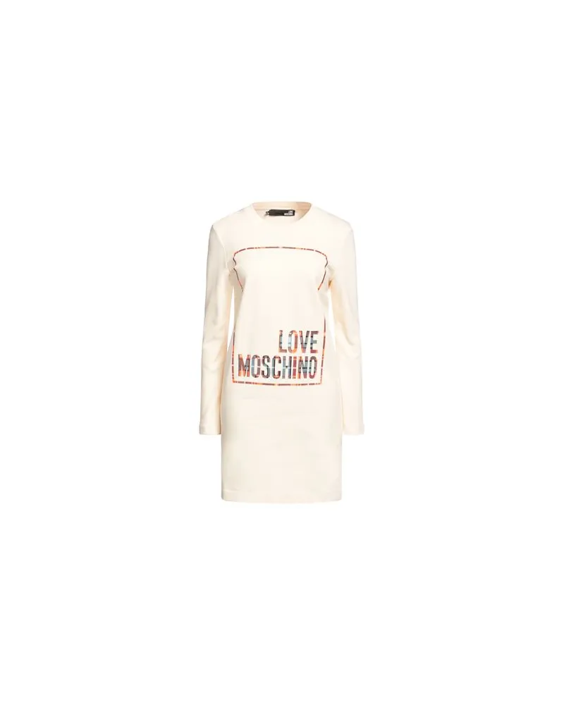 Moschino KLEIDER - Mini-Kleiderauf YOOX.COM Cremeweiß