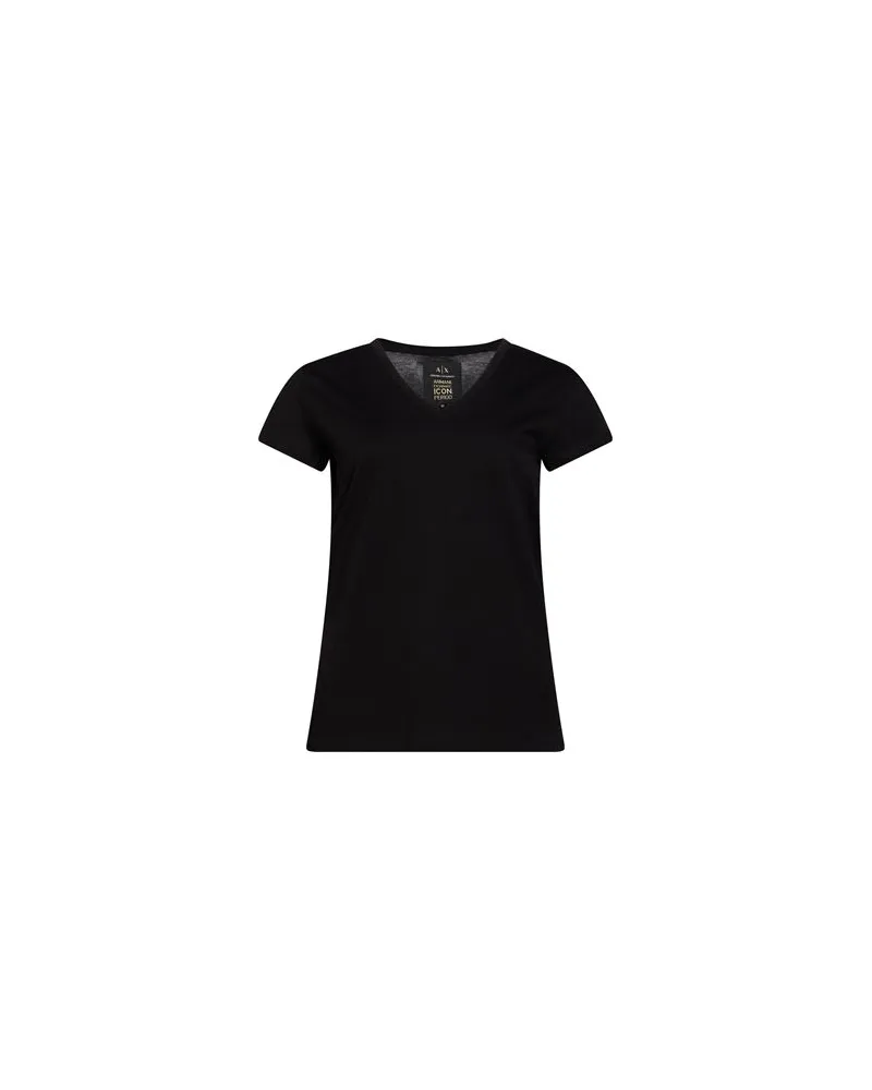 Armani Exchange ICON PERIOD - TOPS - T-shirtsauf YOOX.COM Schwarz