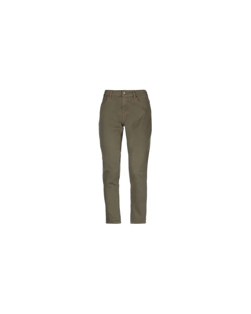 Manila Grace HOSEN & RÖCKE - Hosenauf YOOX.COM Militärgrün