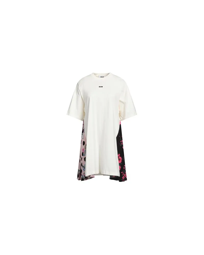 MSGM KLEIDER - Mini-Kleiderauf YOOX.COM Cremeweiß