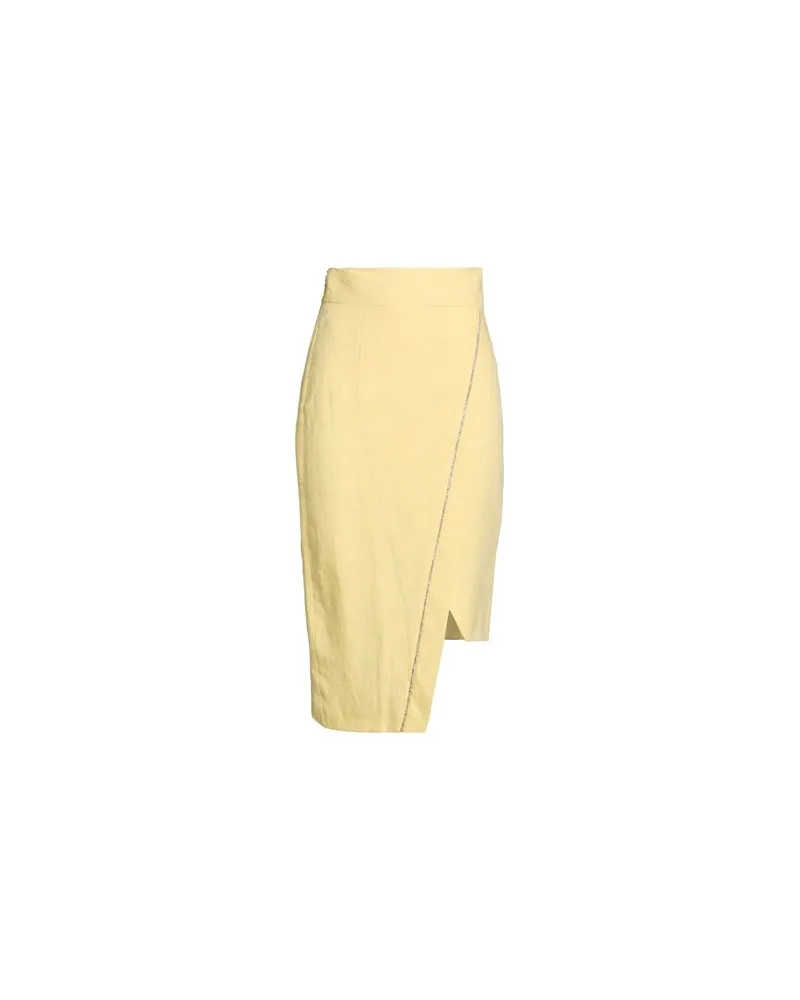Forte Couture HOSEN & RÖCKE - Midi-Röckeauf YOOX.COM Pastellgelb