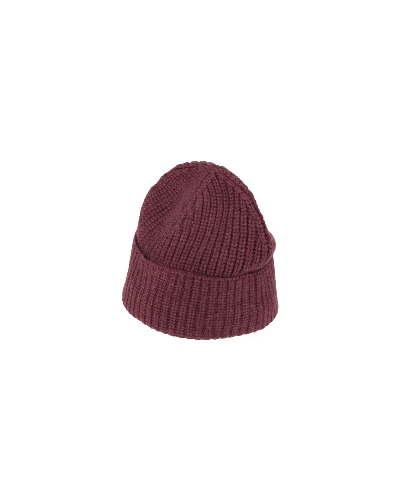 Brunello Cucinelli ACCESSOIRES - Mützen & Hüteauf YOOX.COM Bordeaux