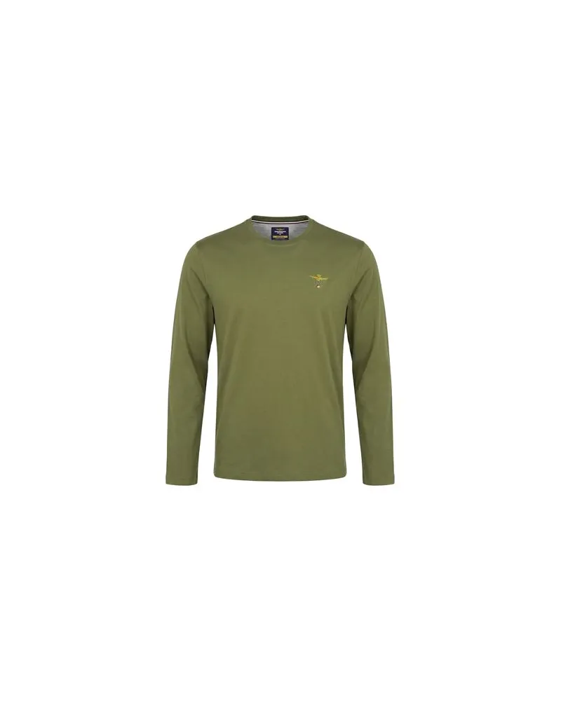 Aeronautica Militare TOPS - T-shirtsauf YOOX.COM Militärgrün
