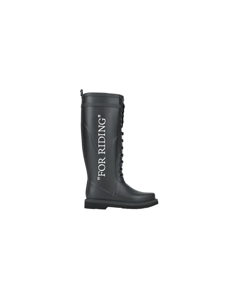 OFF-WHITE SCHUHE - Stiefelauf YOOX.COM Schwarz