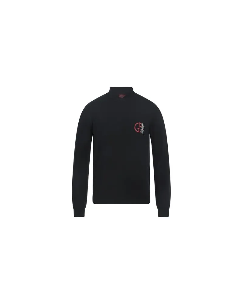 Giorgio Armani STRICKWAREN - Rollkragenpulloverauf YOOX.COM Schwarz
