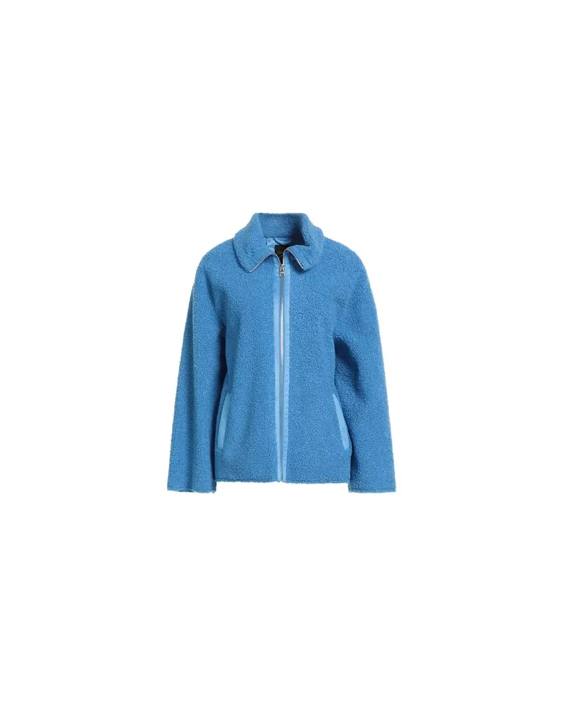Gaudi JEANS - JACKEN & MÄNTEL - Shearling- & Kunstfellauf YOOX.COM Azurblau