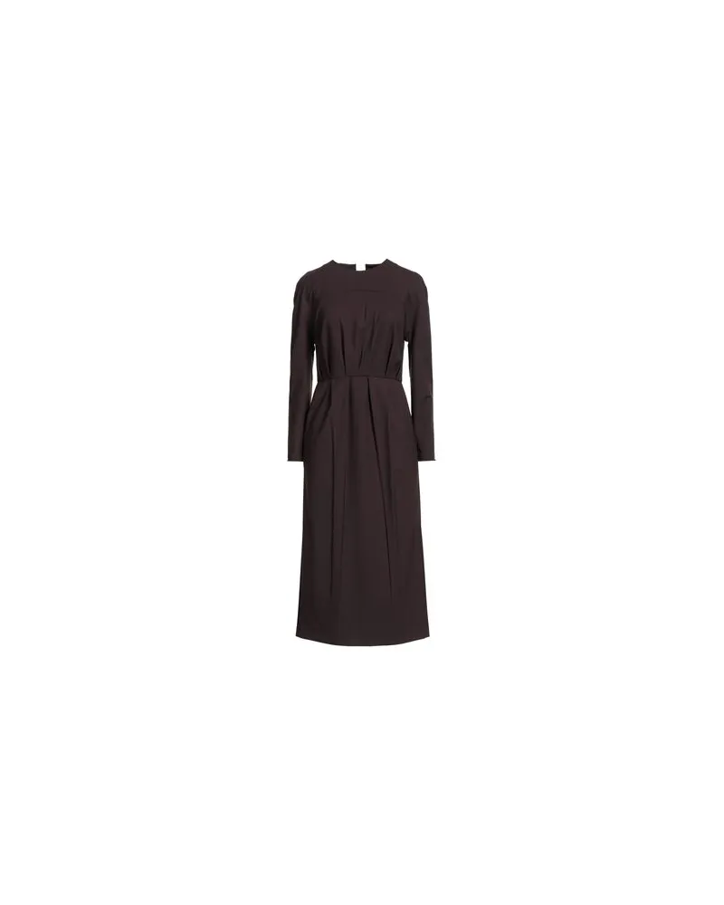 Rochas KLEIDER - Midi-Kleiderauf YOOX.COM Dunkelbraun
