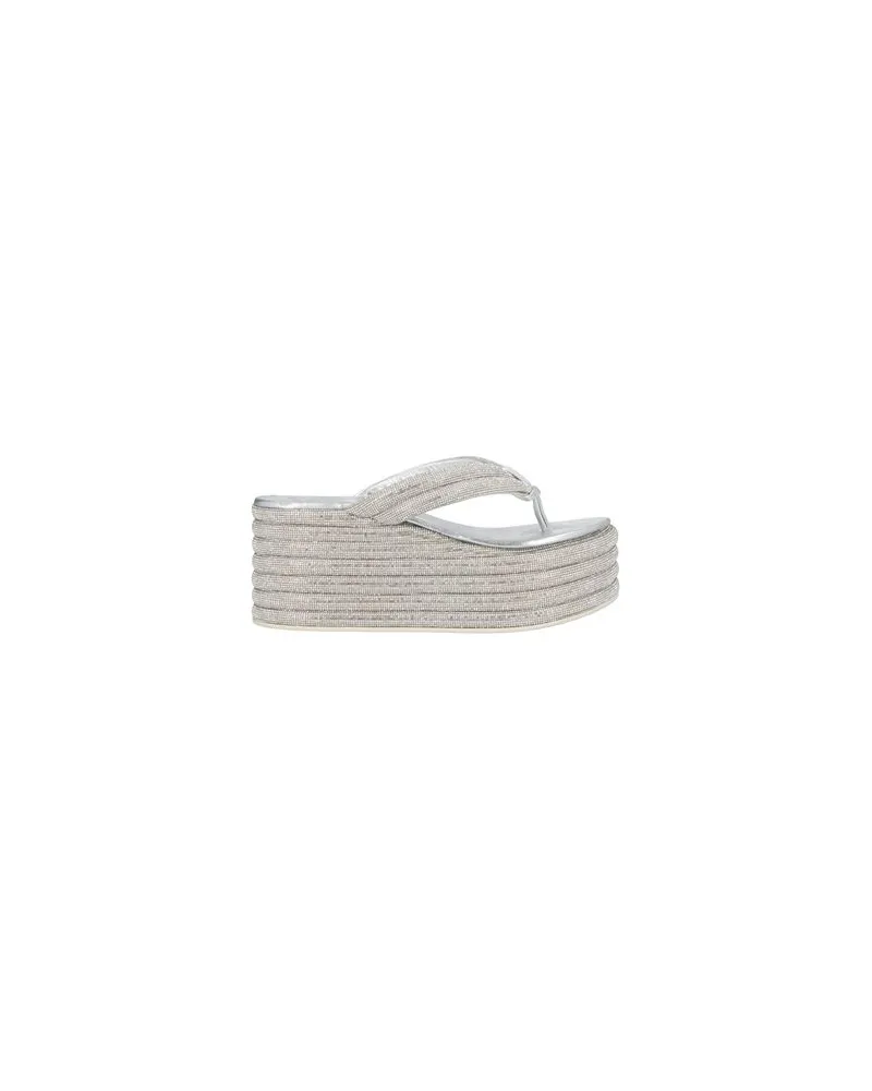 Le Silla SCHUHE - Zehentrennerauf YOOX.COM Silber