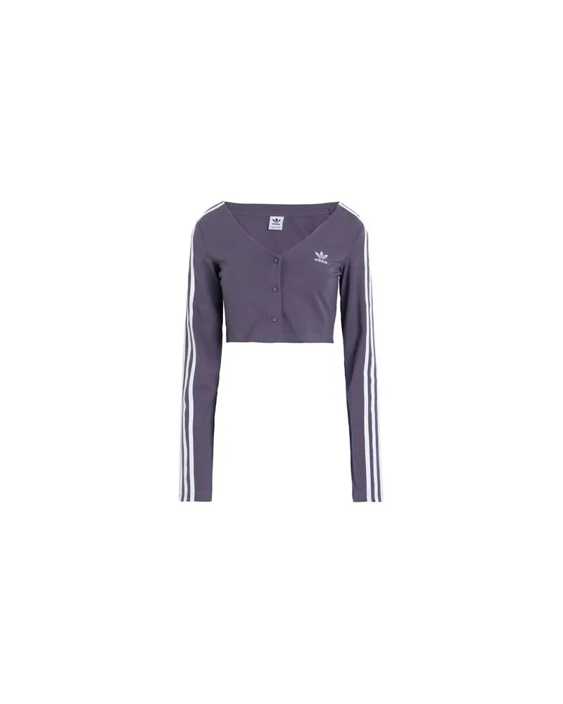 adidas BUTTON LS  - TOPS - T-shirtsauf YOOX.COM Violett