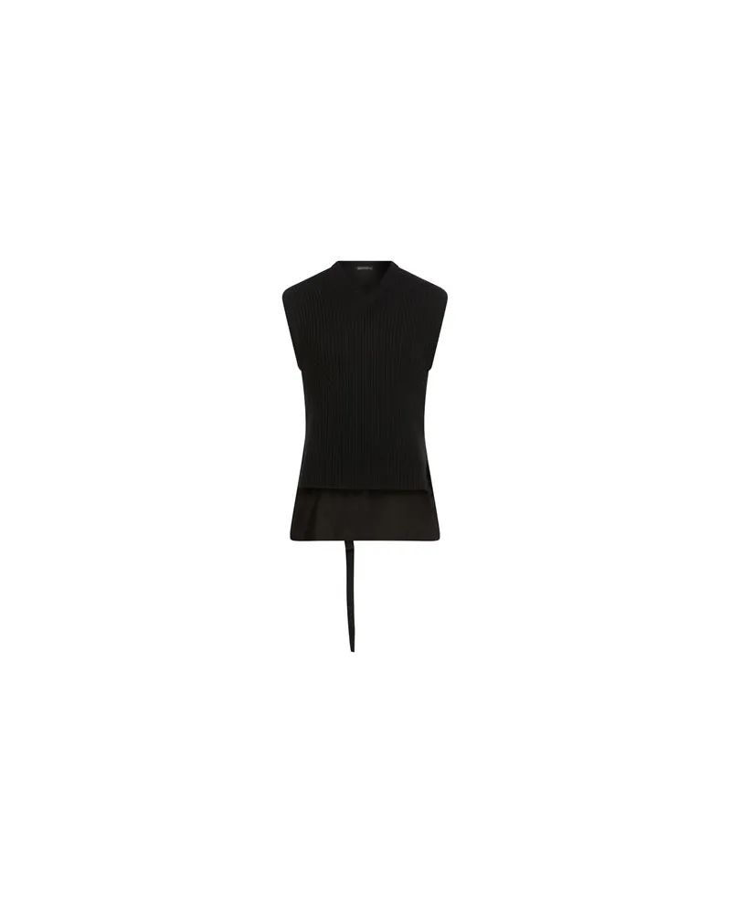 Ann Demeulemeester STRICKWAREN - Pulloverauf YOOX.COM Schwarz